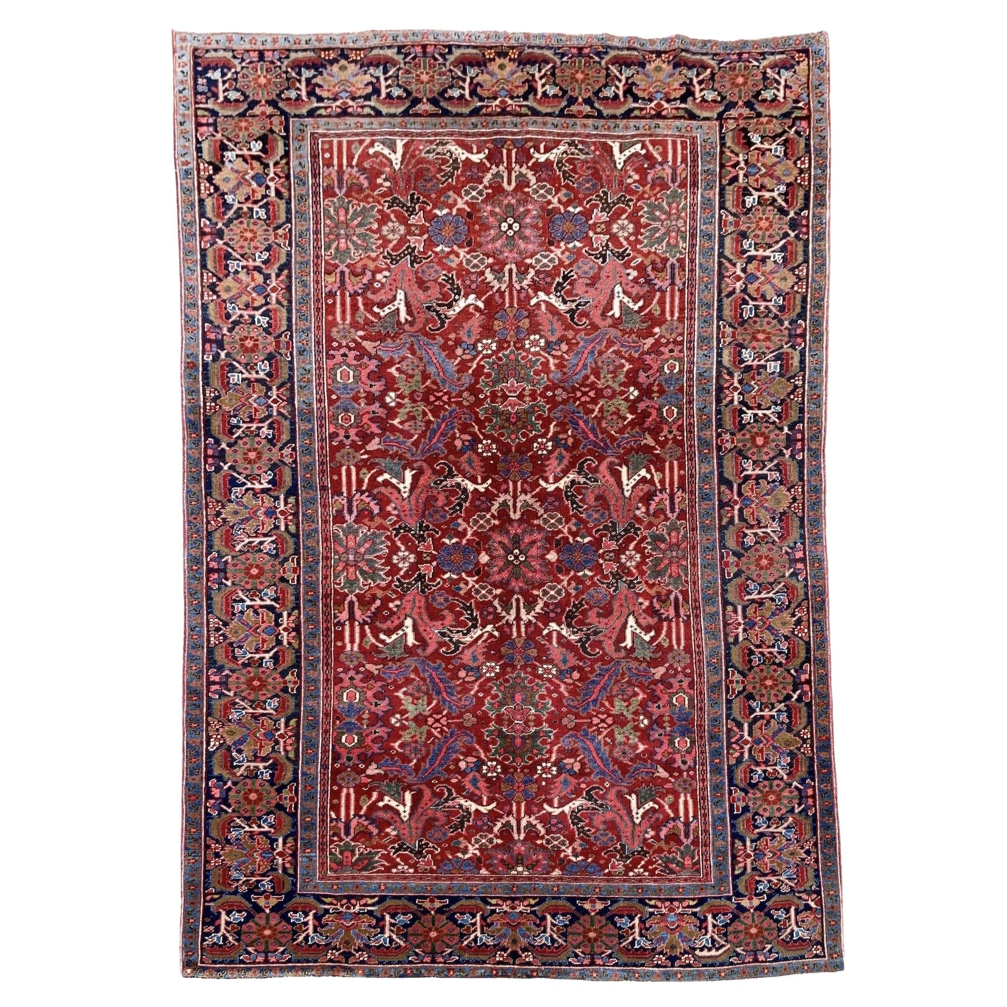 Antique Heriz Carpet For Sale