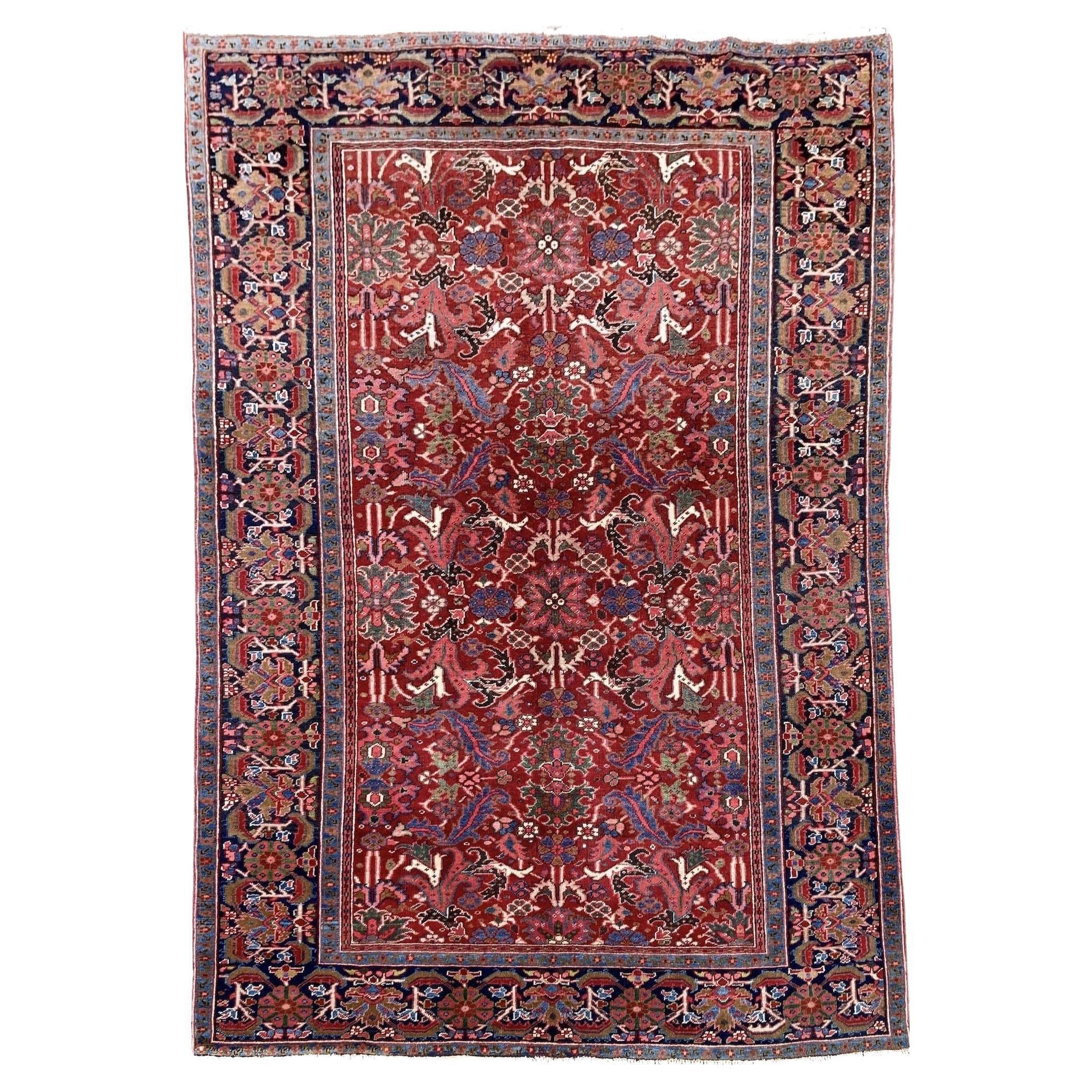 Antique Heriz Carpet 3.29m x 2.25m