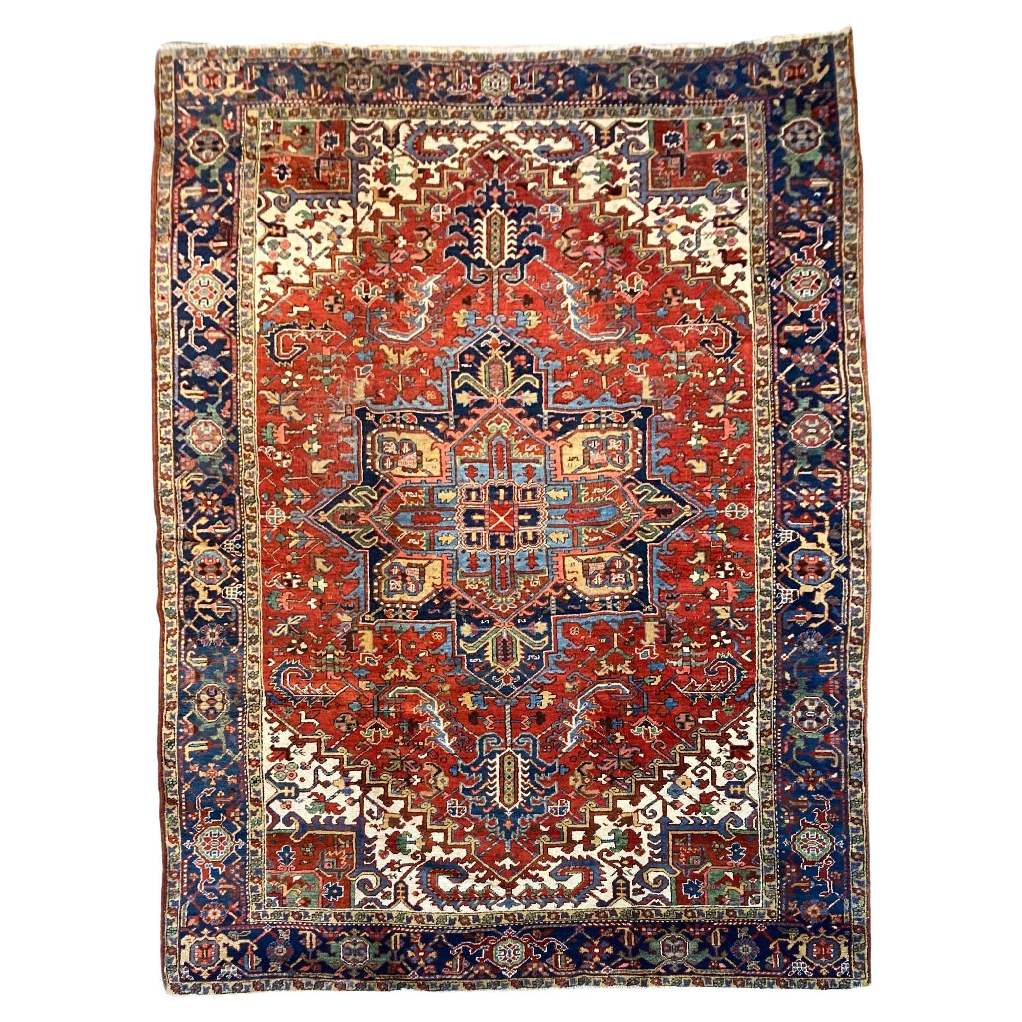 Tapis Heriz de 3,37 m x 2,42 m