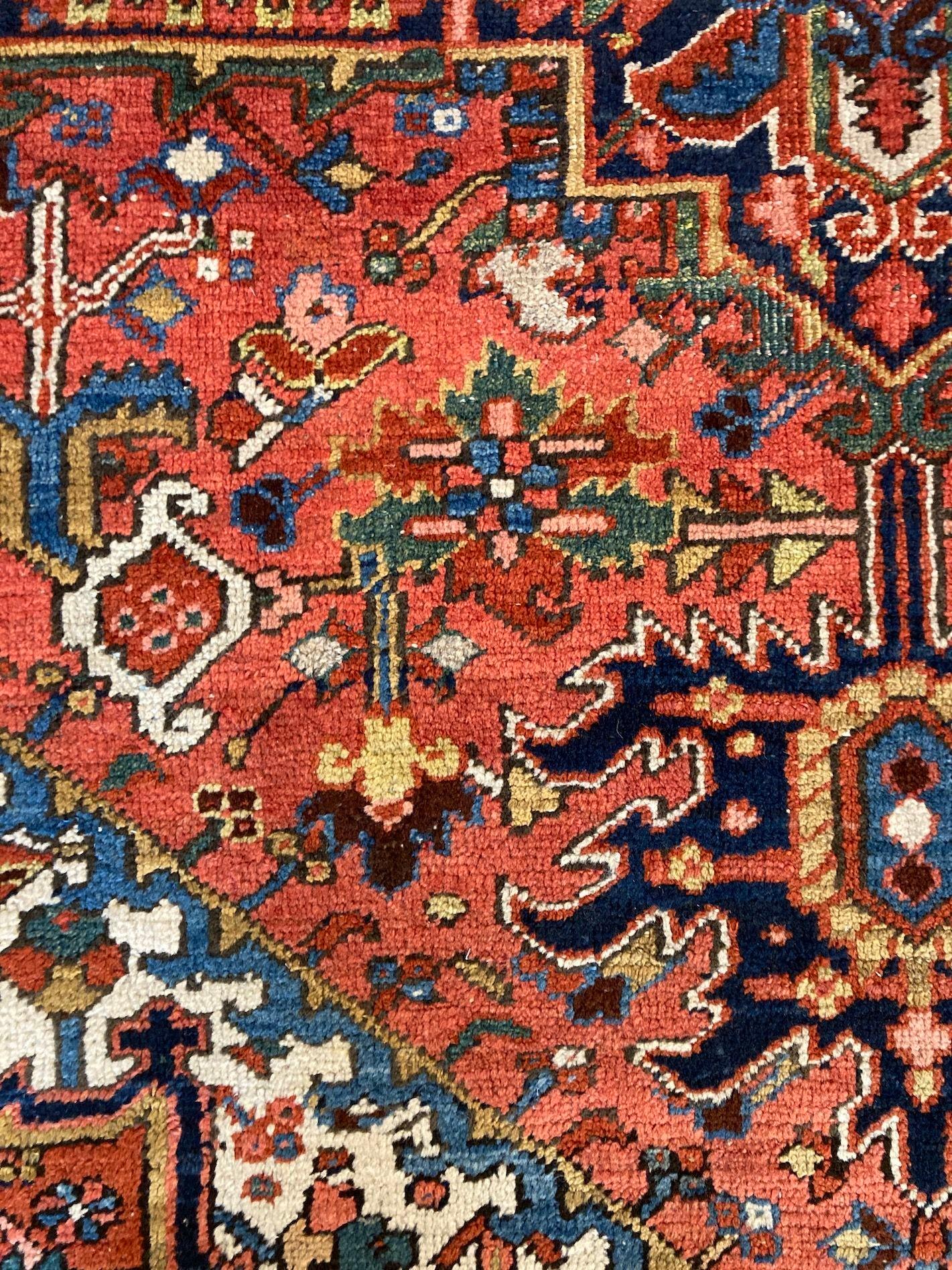 Antique Heriz Carpet For Sale 9