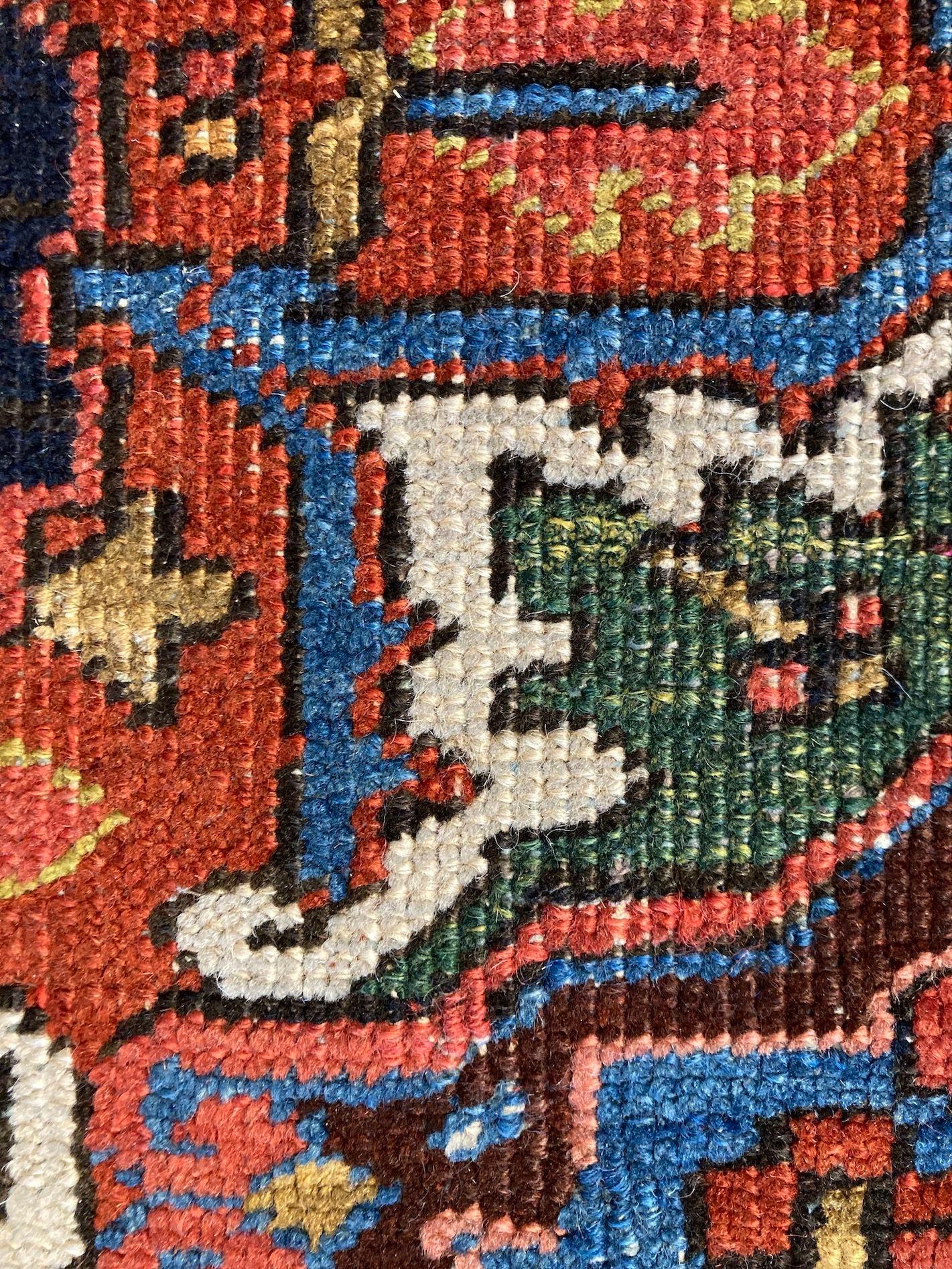 Antique Heriz Carpet For Sale 15