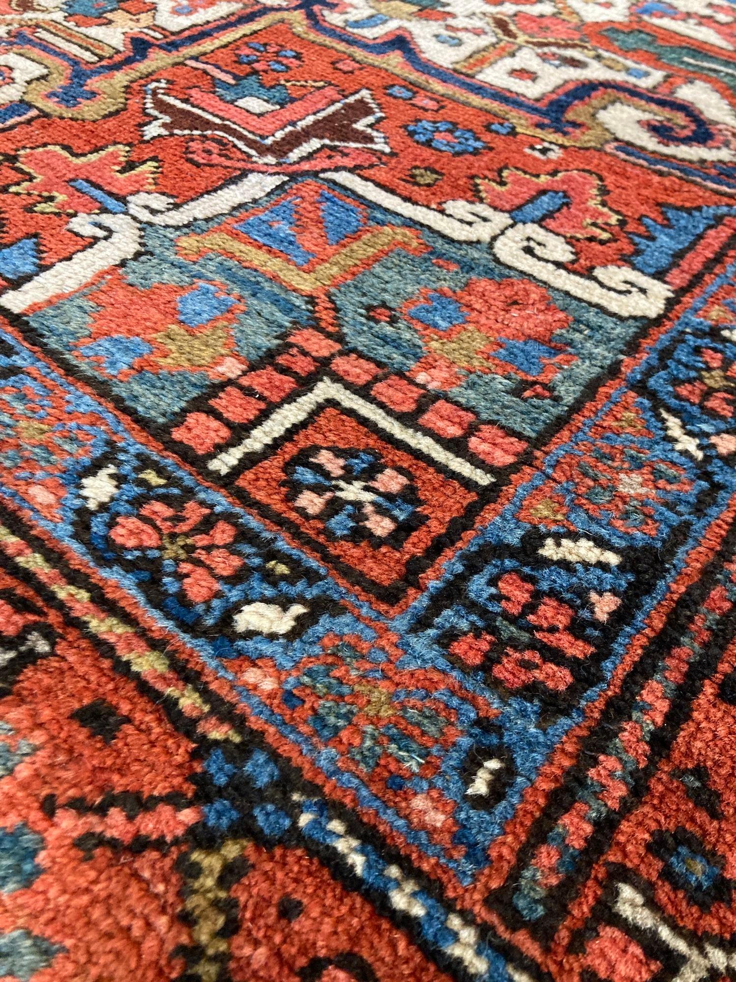 Antique Heriz Carpet For Sale 4