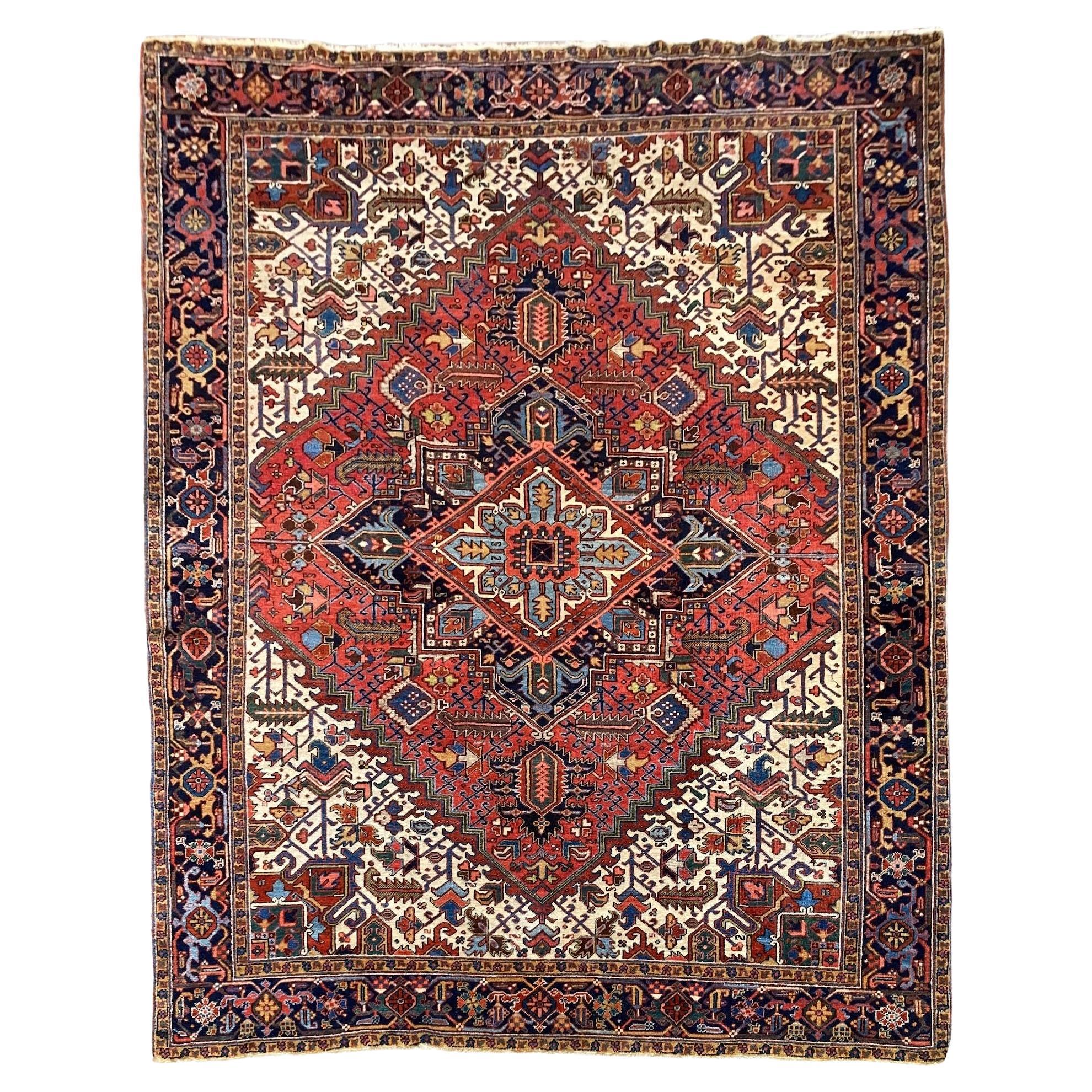 Tappeto Heriz antico 3,44 m x 2,63 m