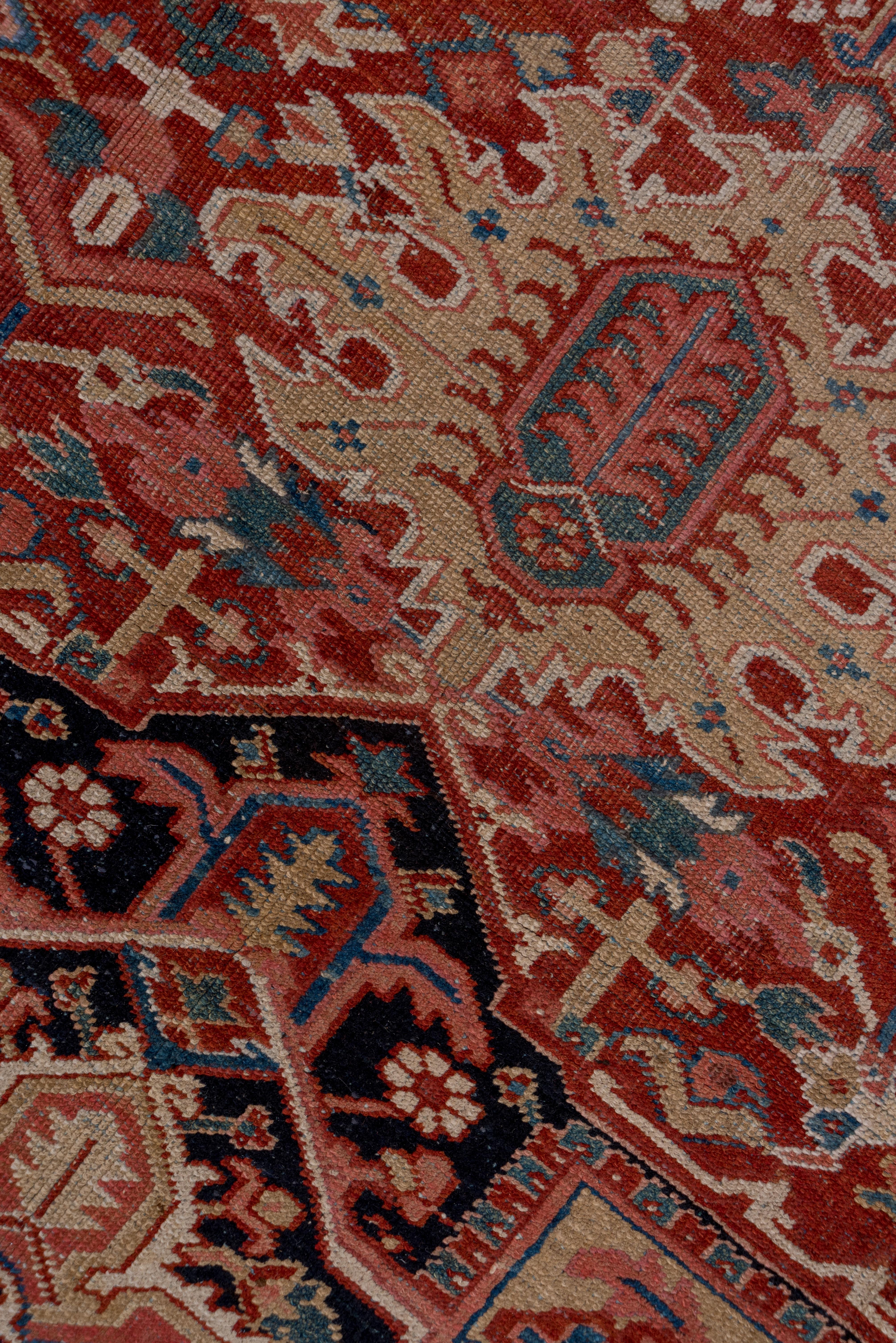 Wool Antique Heriz Carpet, circa 1920s