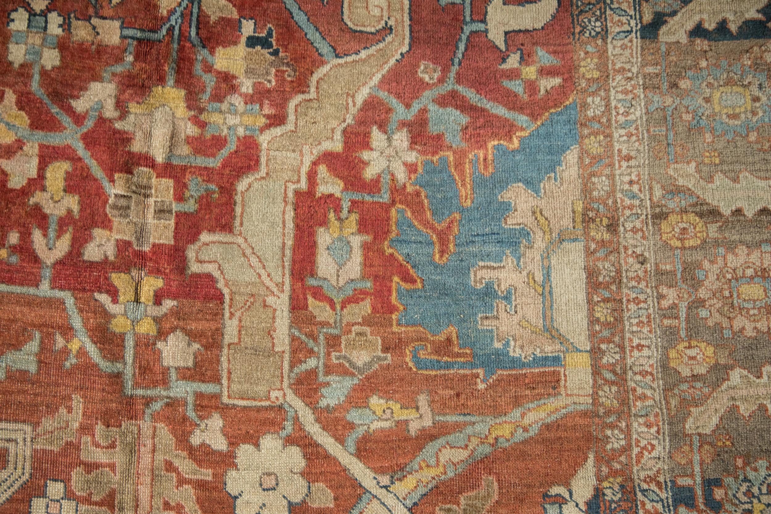 Heriz Serapi Antique Heriz Carpet For Sale
