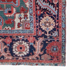 Antique Heriz Carpet - Late 19th Century