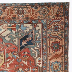 Antique Heriz Carpet - Late 19th Century