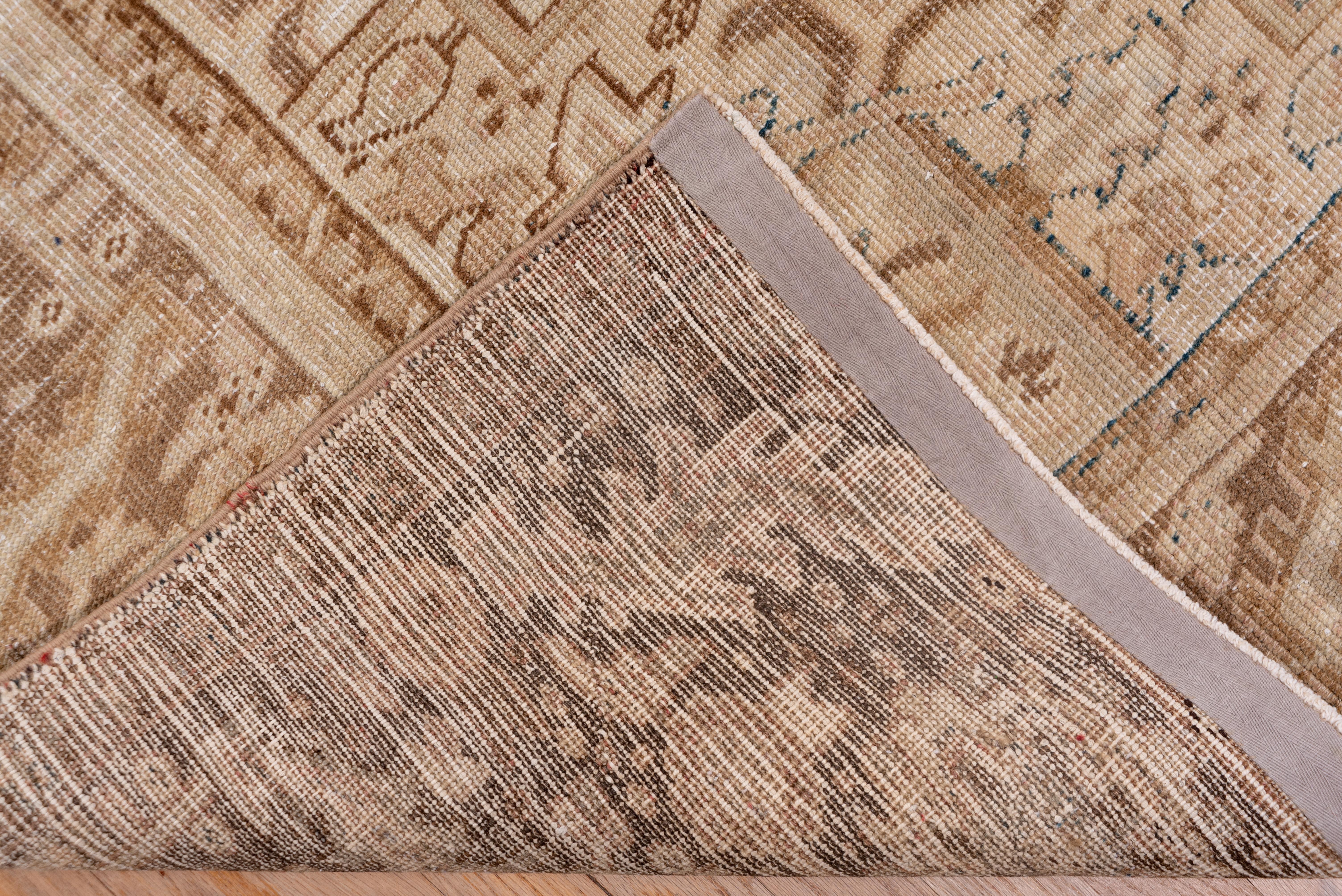 Early 20th Century Antique Heriz Carpet, Neutral Palette