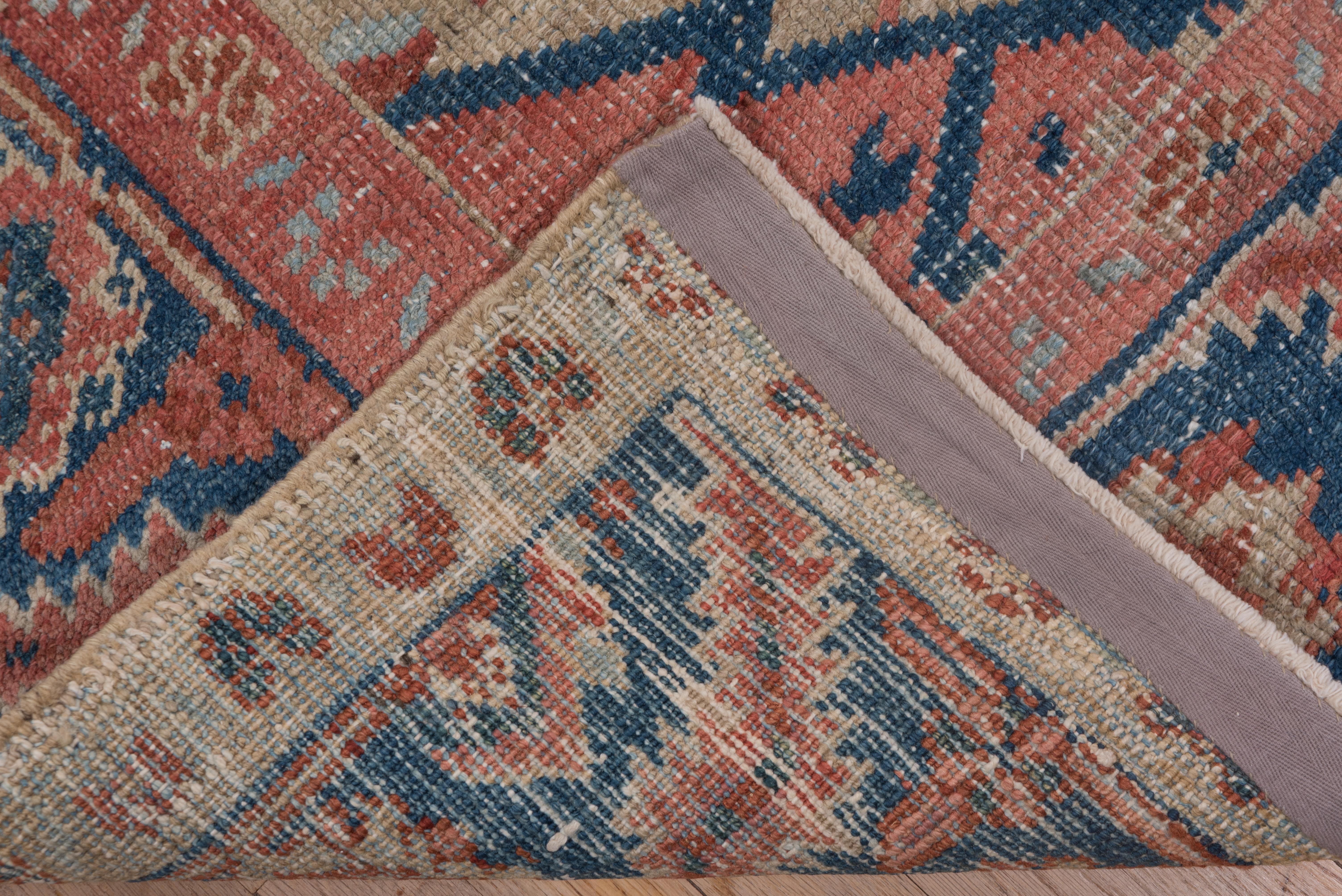 Antique Heriz Carpet, Soft Palette, circa 1910s In Good Condition In New York, NY