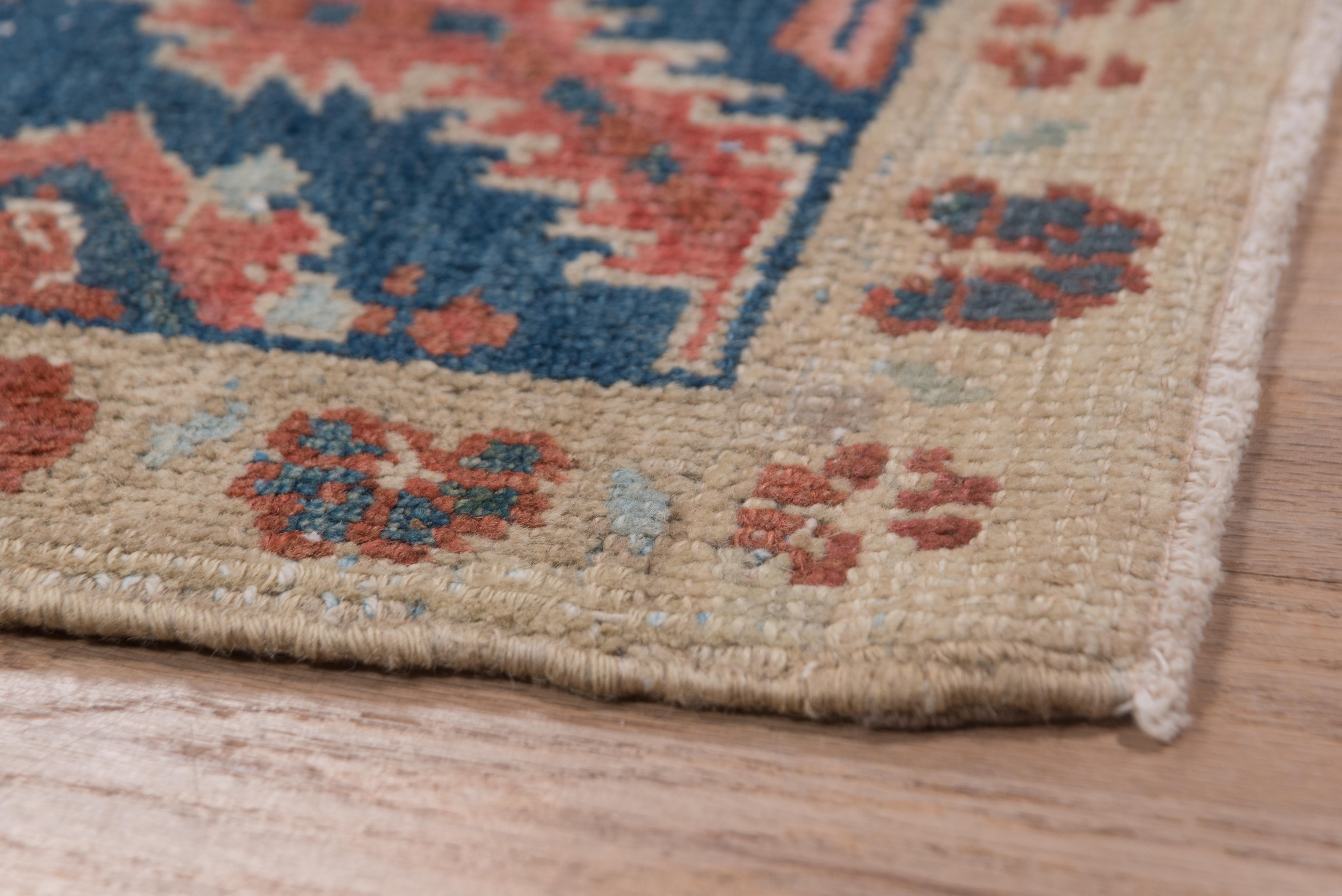 Early 20th Century Antique Heriz Carpet, Soft Palette, circa 1910s