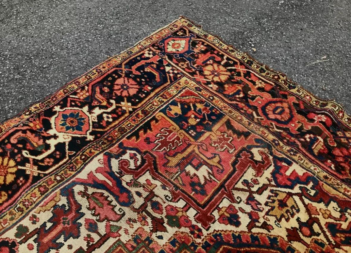 Agra Antico  PERSIANO   Tappeto orientale Heriz - RR4837 in vendita