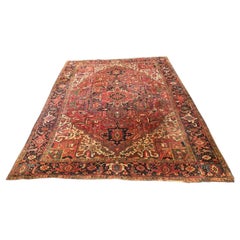 Antique  PERSIEN   Tapis oriental Heriz - RR4837