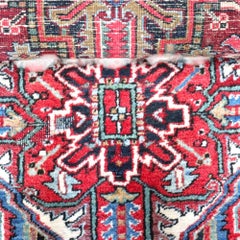 Antique Heriz Persian Oriental Wool Carpet C1930