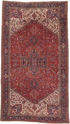 Antique Heriz Persian Palace Size Rug with Federal and American Colonial Style