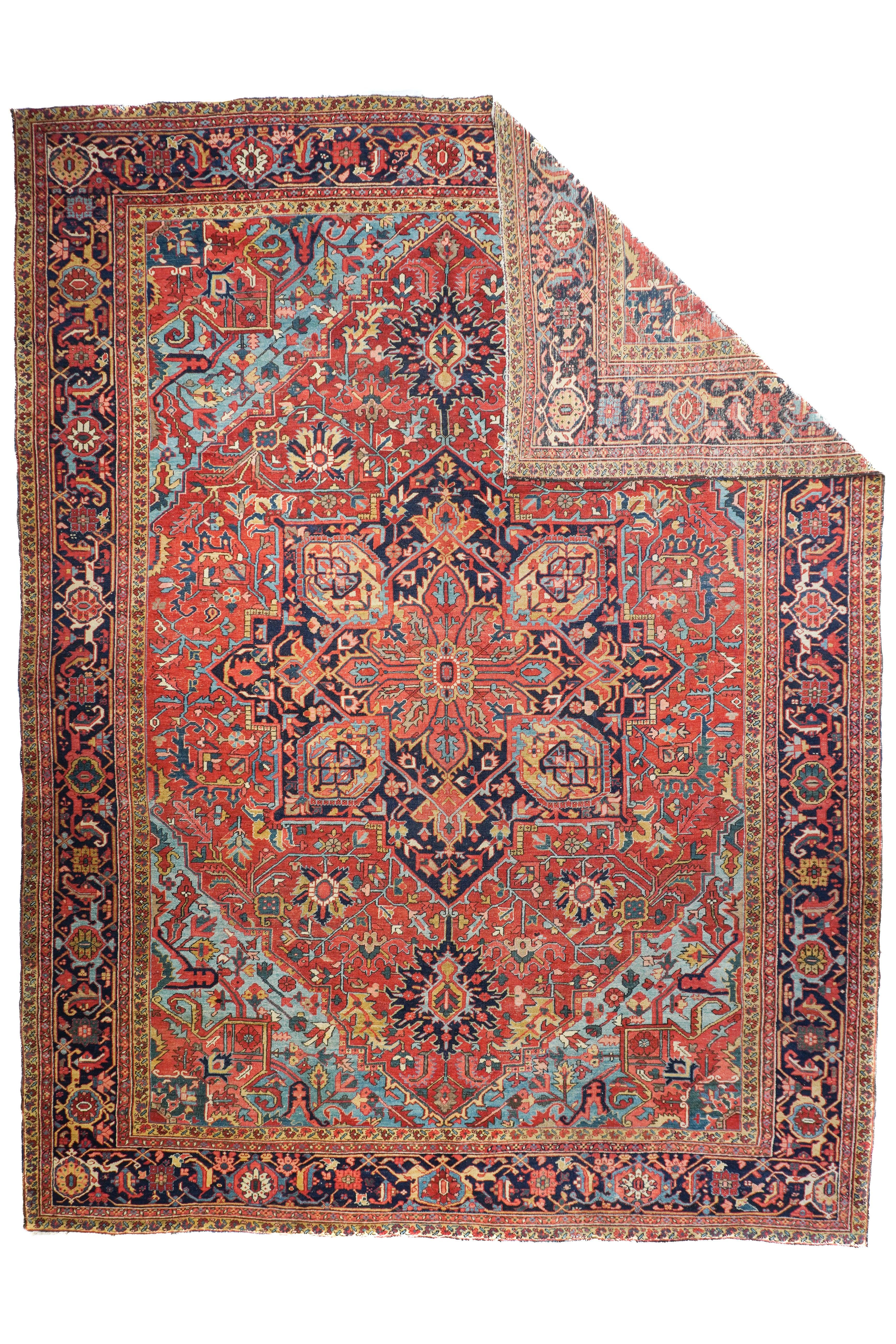 Antiker Heriz-Teppich 12'0'' x 15'6'' (Persisch) im Angebot