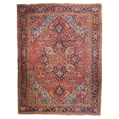 Antique Heriz Rug 12'0'' x 15'6''