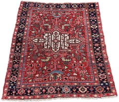 Antique Heriz Rug 1.28m x 1.15m