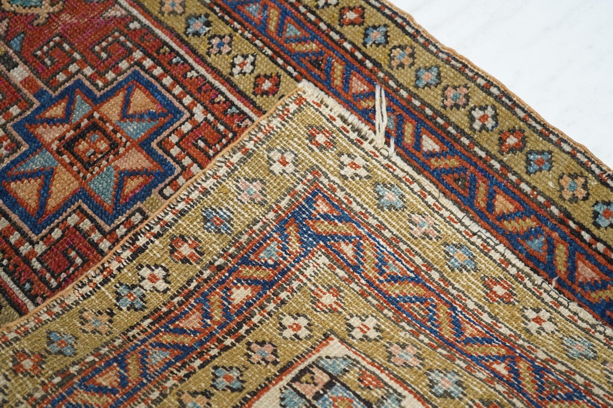 Antique Heriz Rug 2'2'' x 4'0