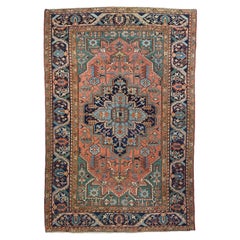 Antiker Heriz-Teppich 6'8'' x 10'6''