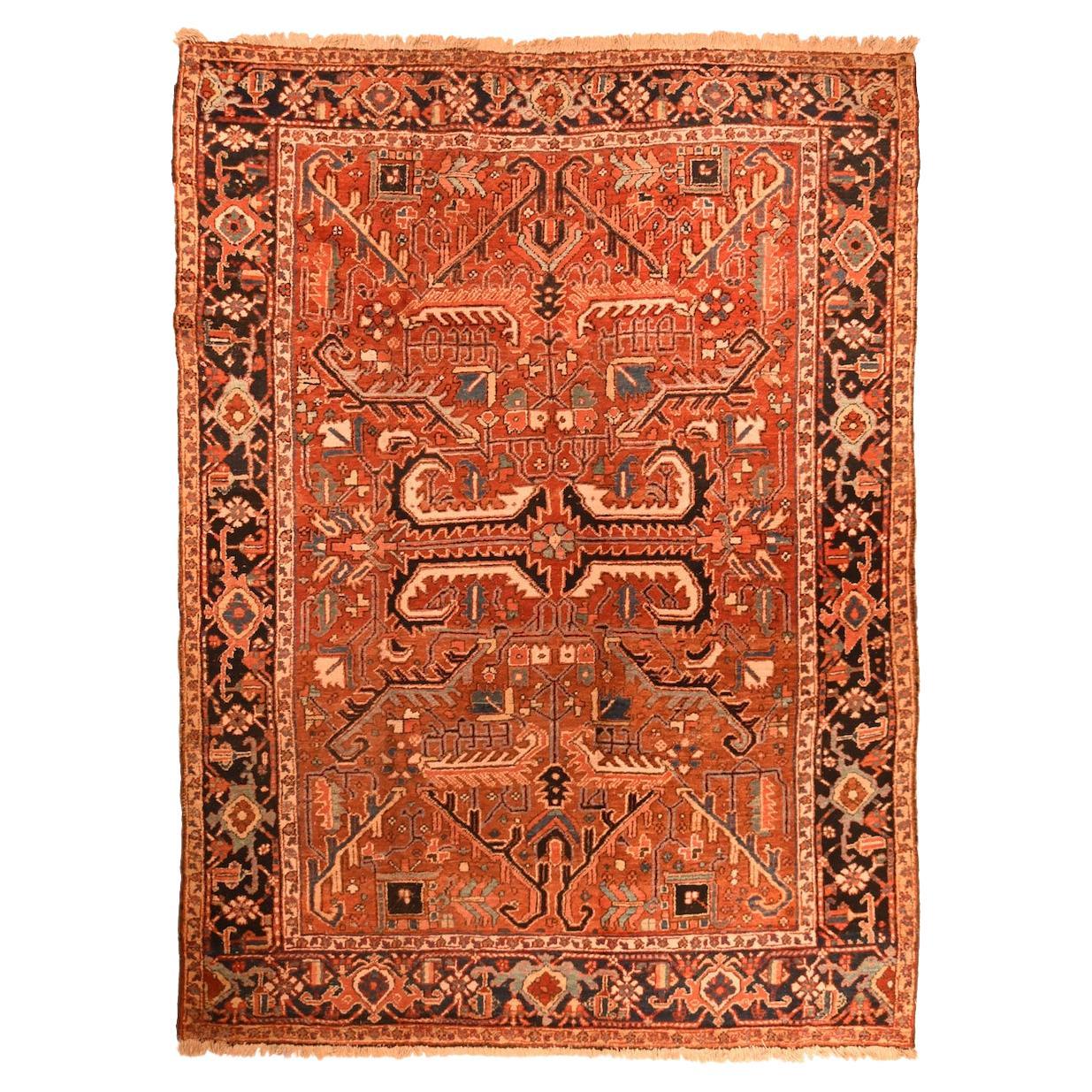 Antique Heriz Rug 6'8'' x 9'0''