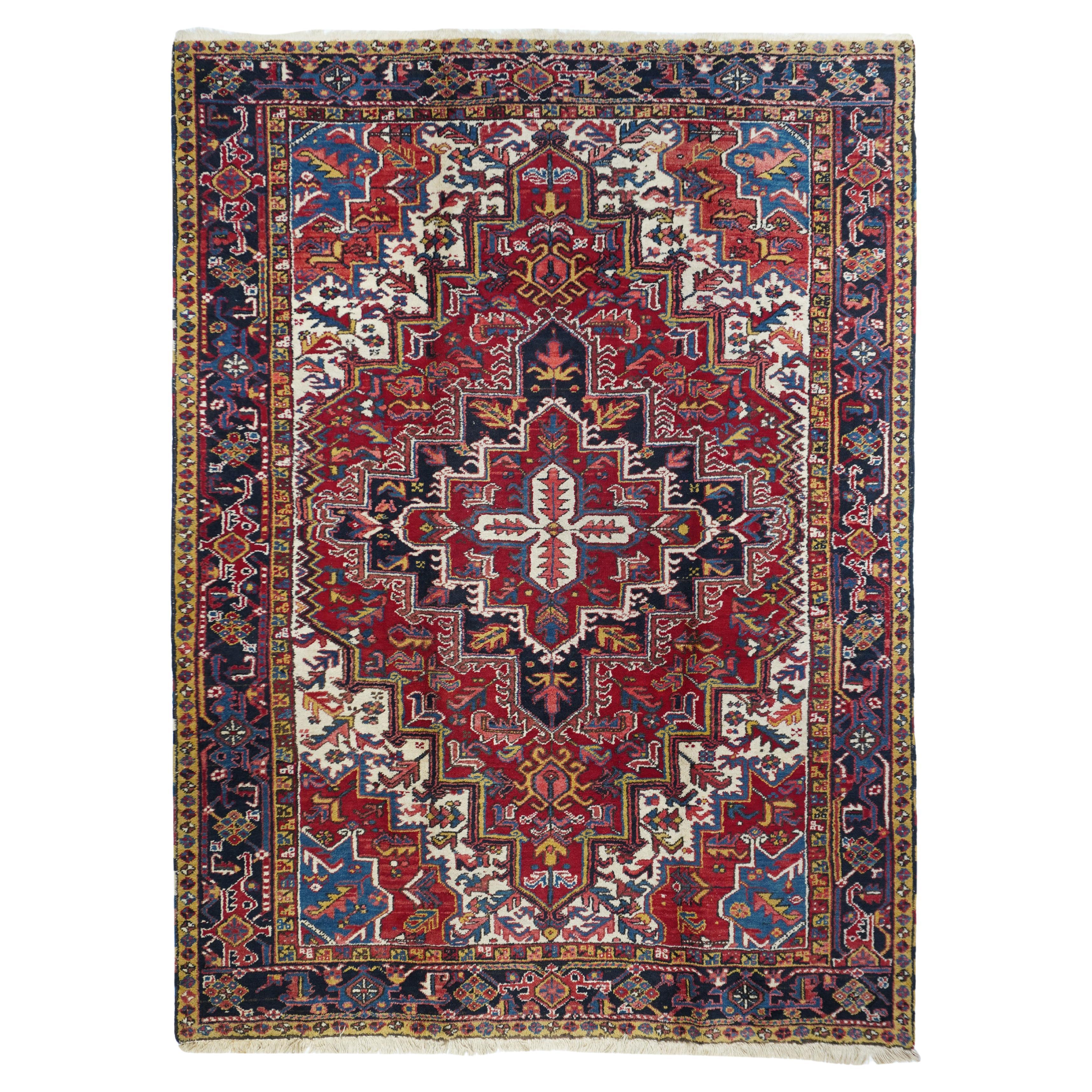 Antiker Heriz-Teppich 6'8'' x 9'4''