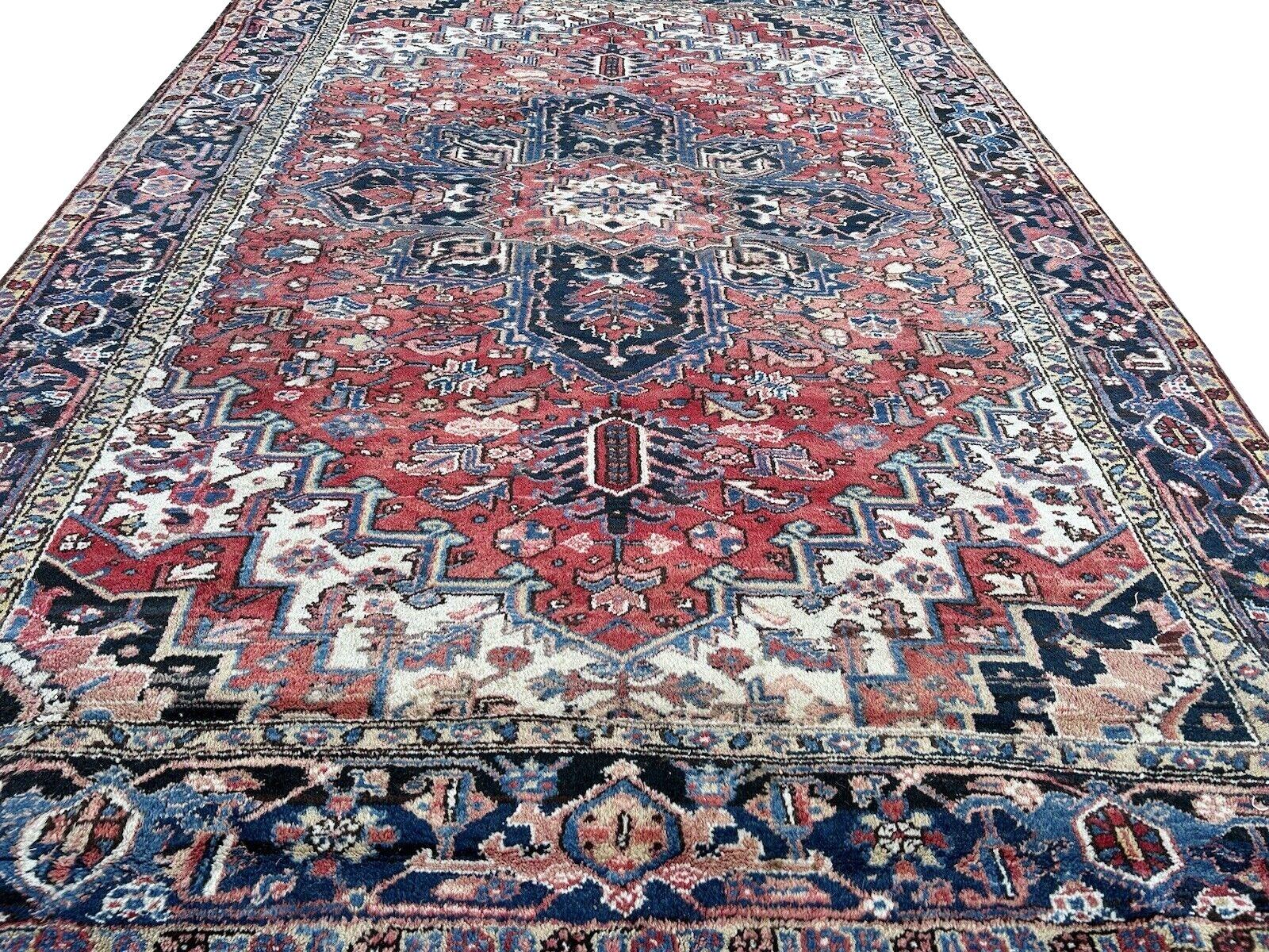Azeri Heriz Serapi Semi Antique Rug approx. 340 x 230 cm - 7.6 x 11 ft carpet room size.
• Beautiful large vintage rug
• All hand made, hand knotted
• Pile pure wool, warp and weft cotton
• Traditional design, very unique rug
• Condition: Very good