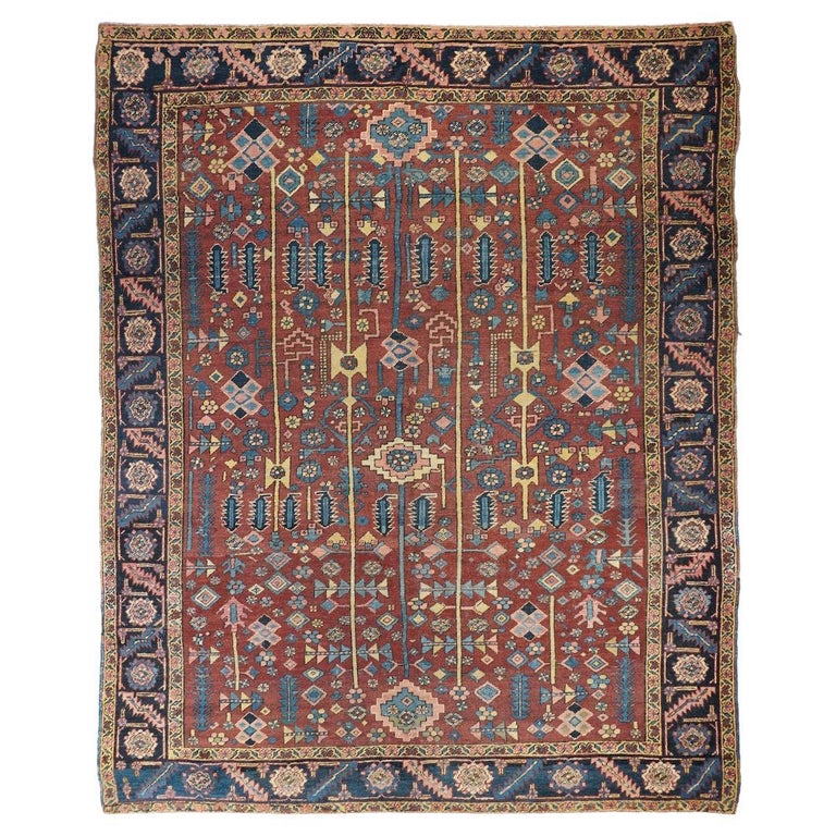 Antique Heriz Rug For Sale at 1stDibs