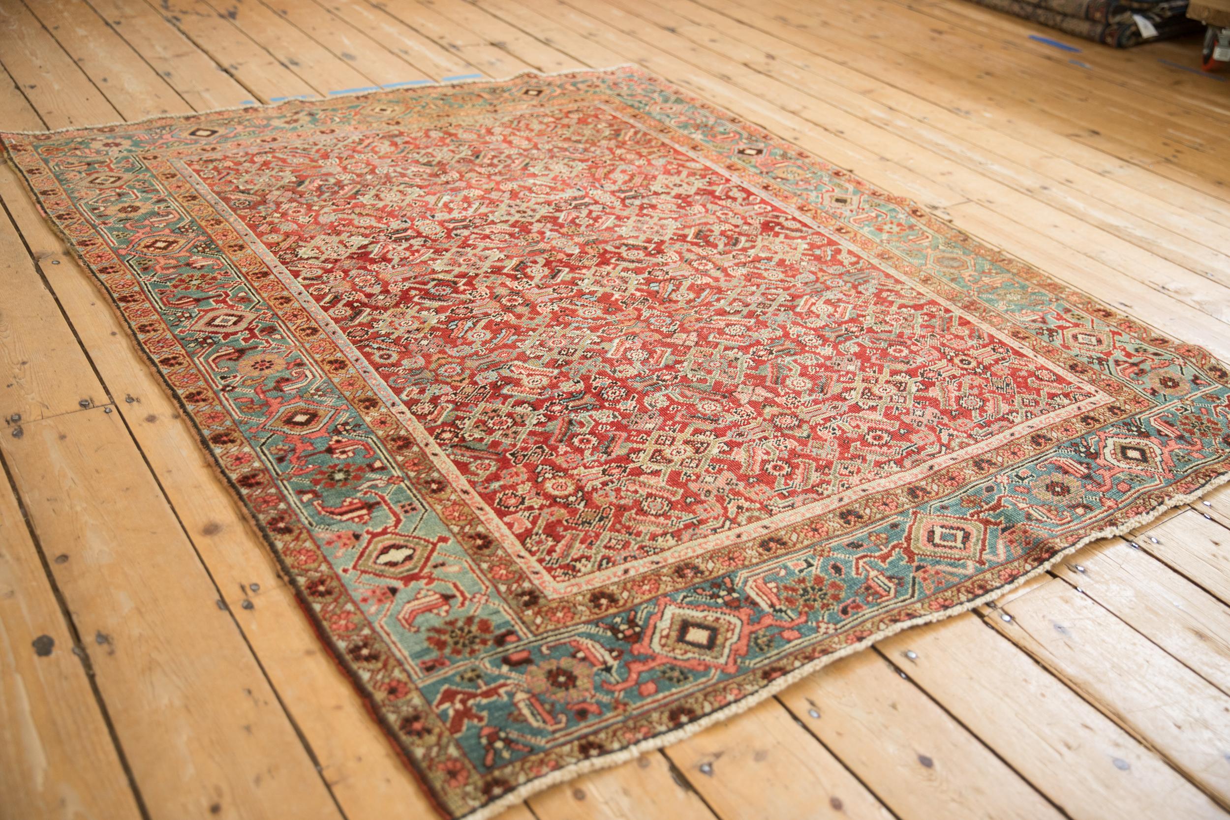 Persian Antique Heriz Rug For Sale