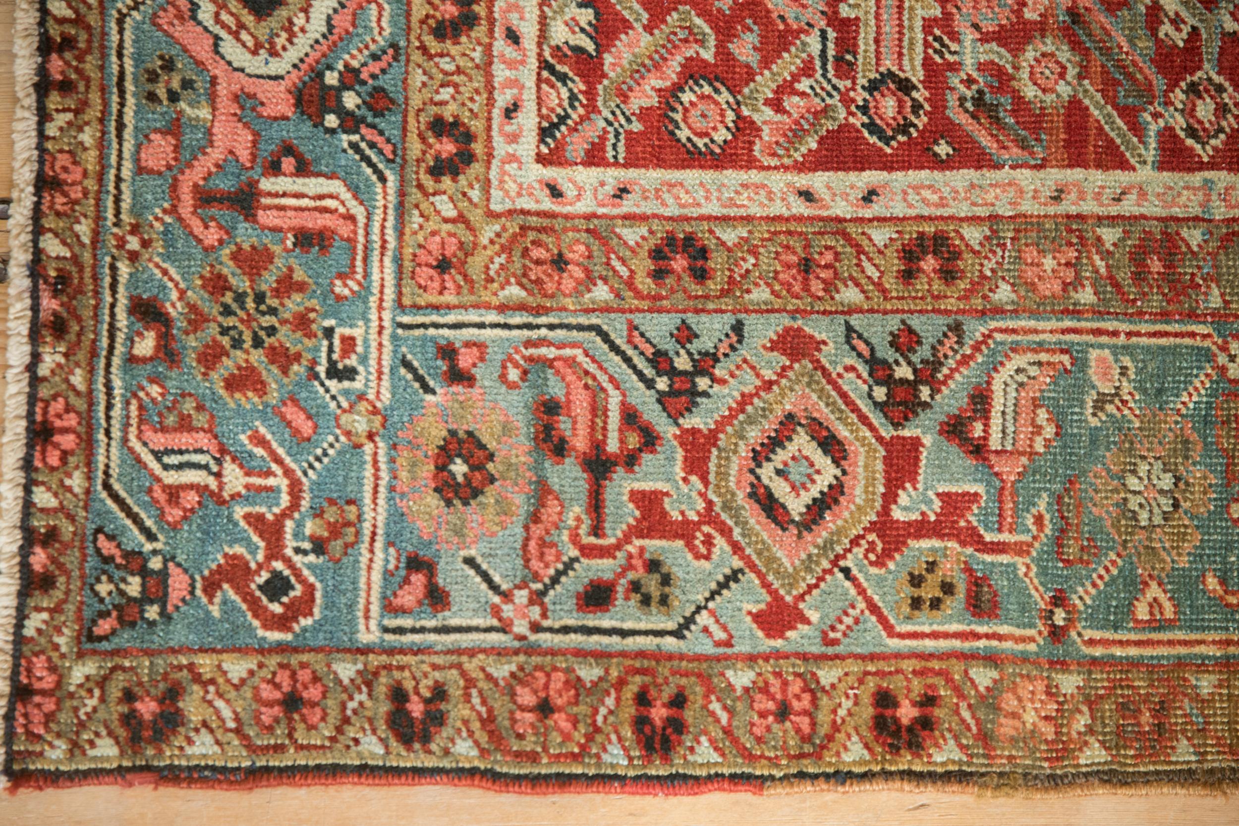 Early 20th Century Antique Heriz Rug For Sale