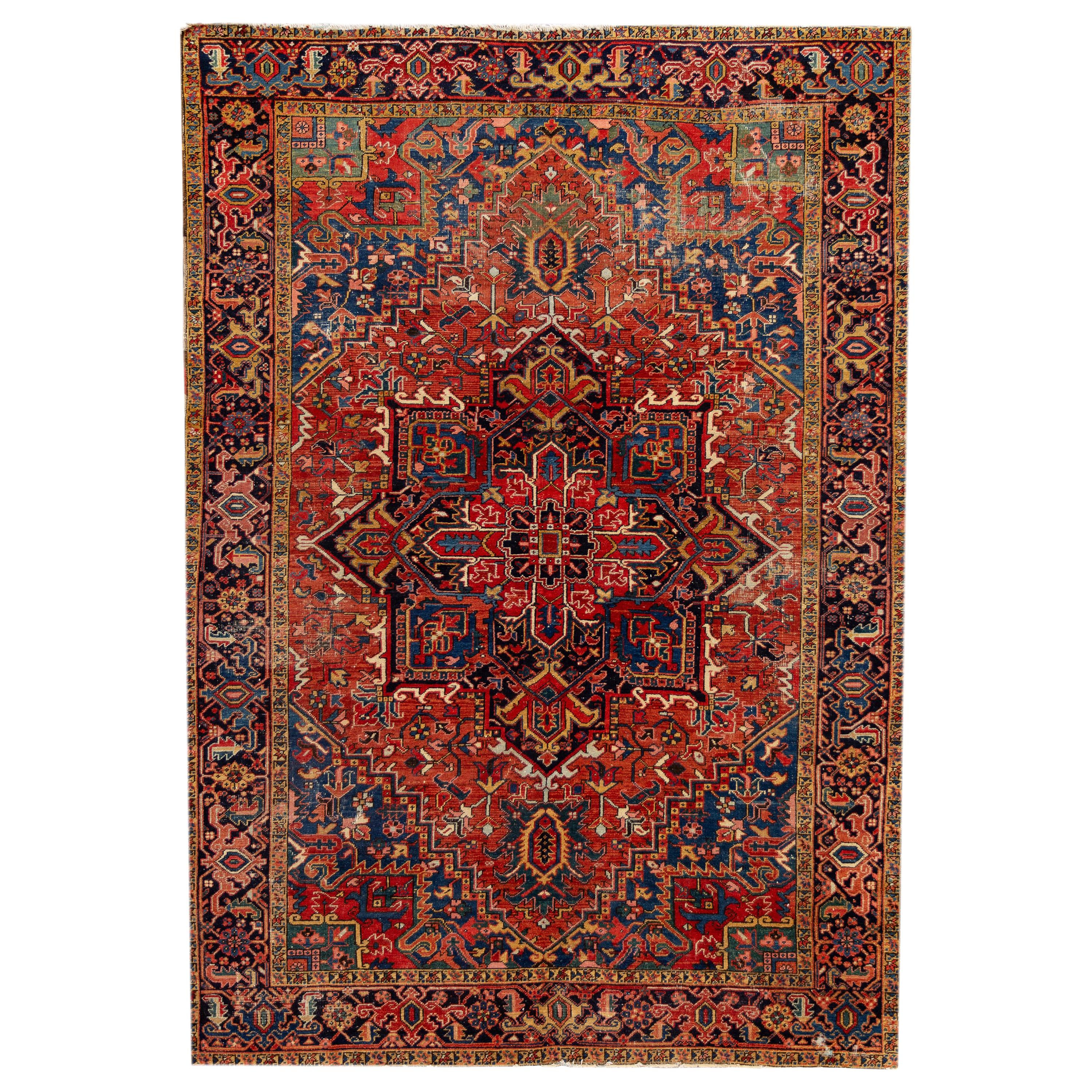 Antique Heriz Rug For Sale