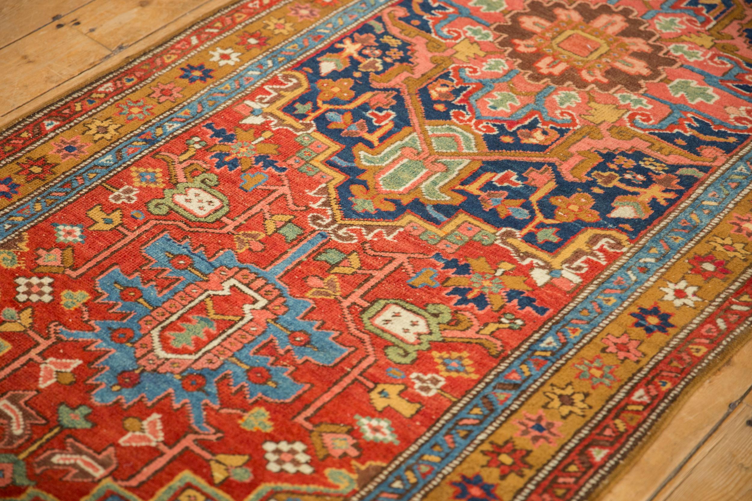 Antique Heriz Rug Runner In Good Condition For Sale In Katonah, NY
