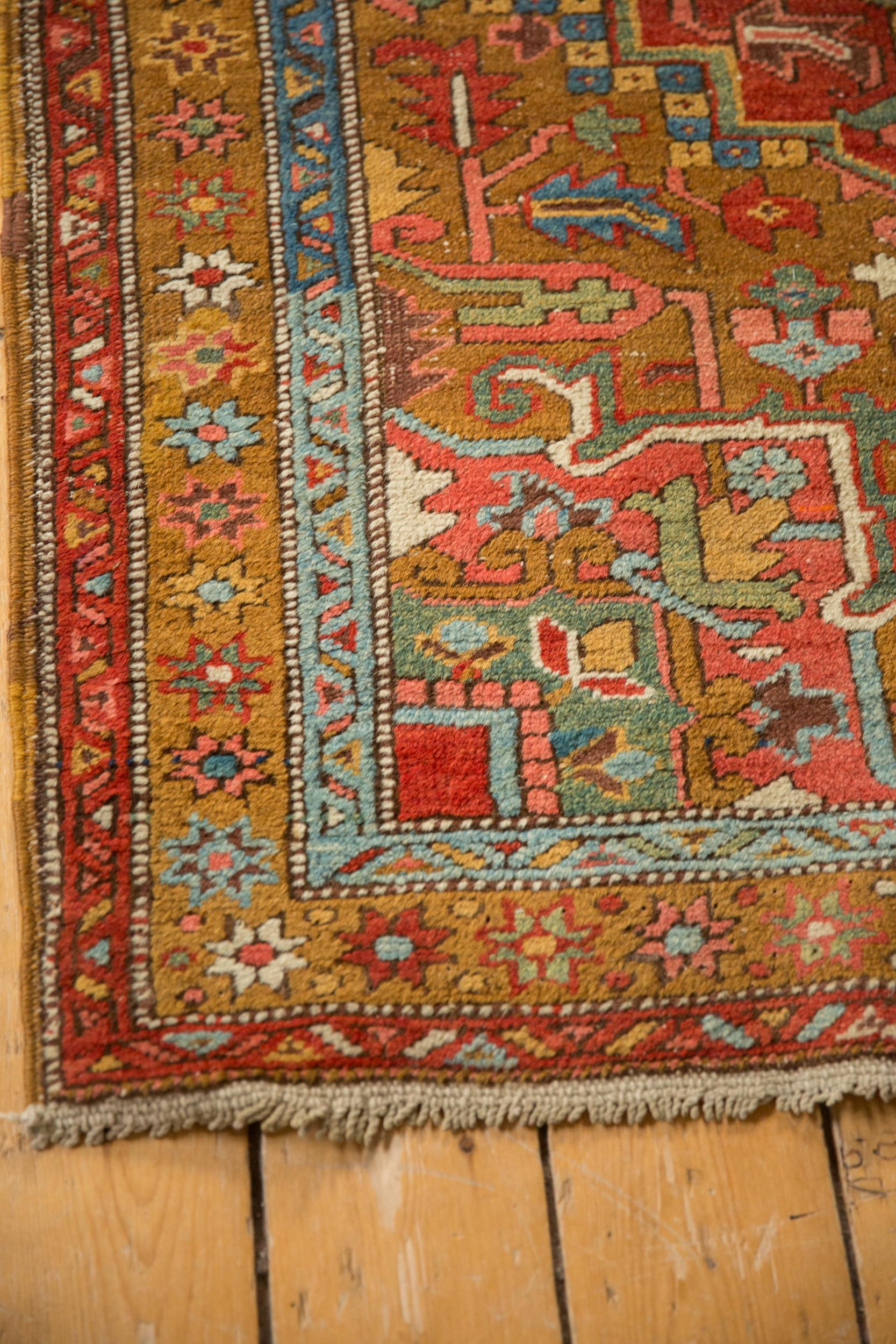 Antique Heriz Rug Runner For Sale 1