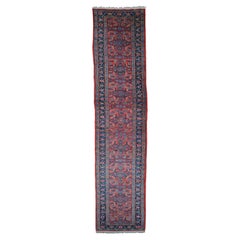 Tapis de couloir Heriz ancien - 19ème siècle, tapis de couloir Heriz ancien