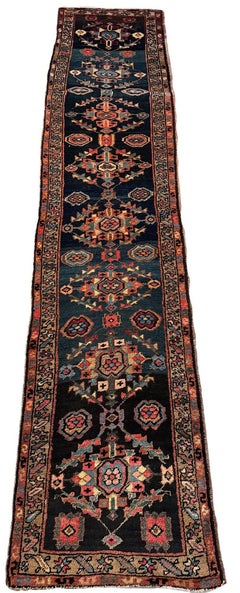 Antique Heriz Runner 2.71m x 0.62m