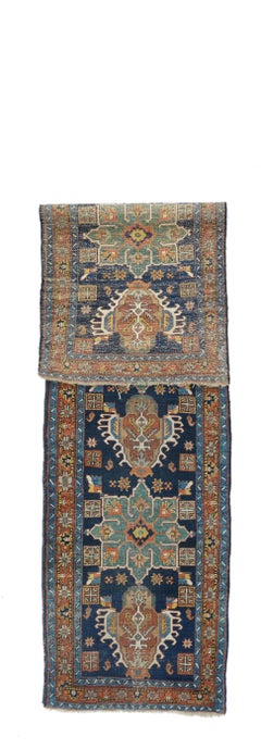 Antique Heriz Runner 2'8'' x 10'8''