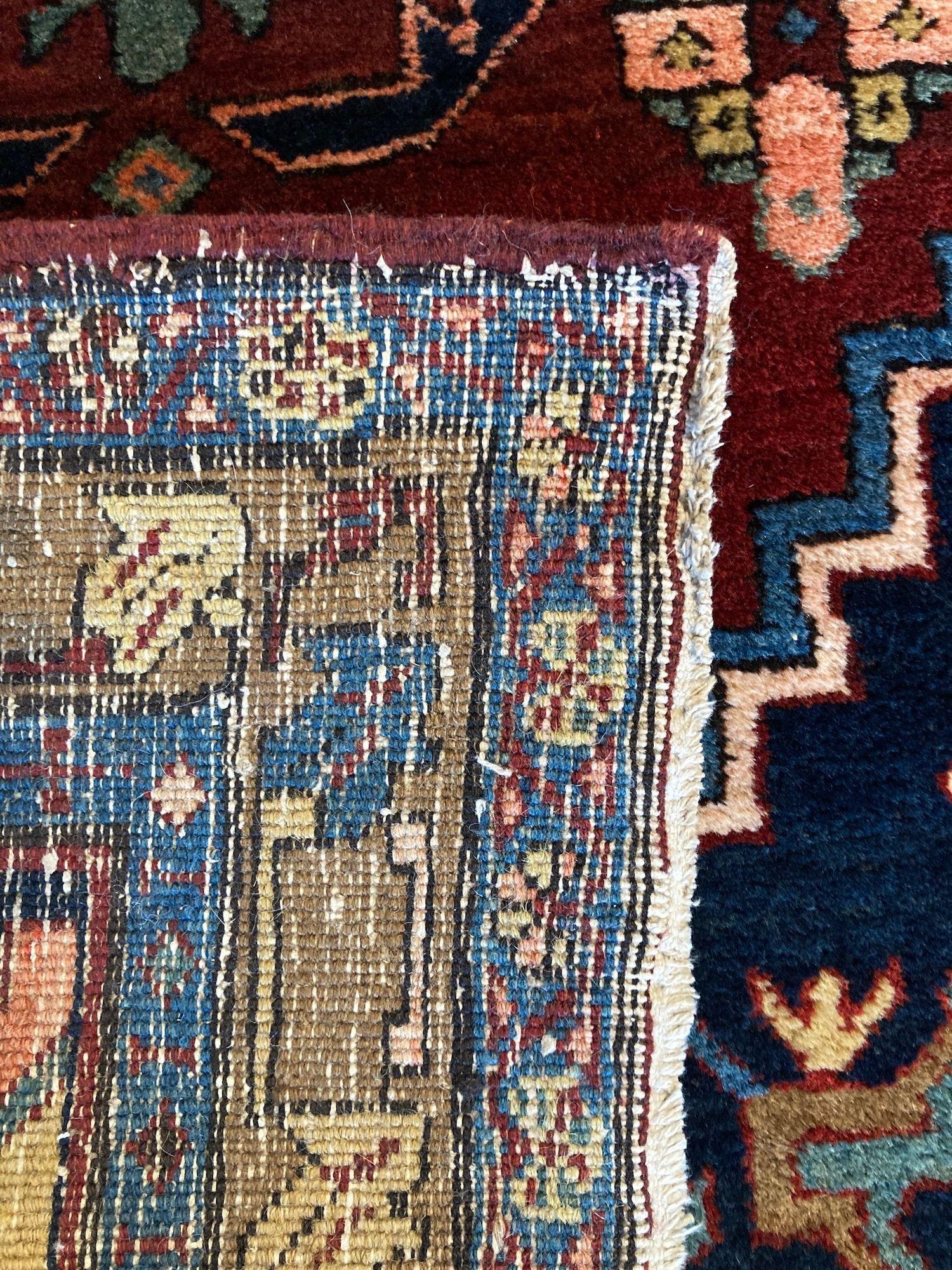 Antique Heriz Runner 2.98m x 0.87m en venta 14
