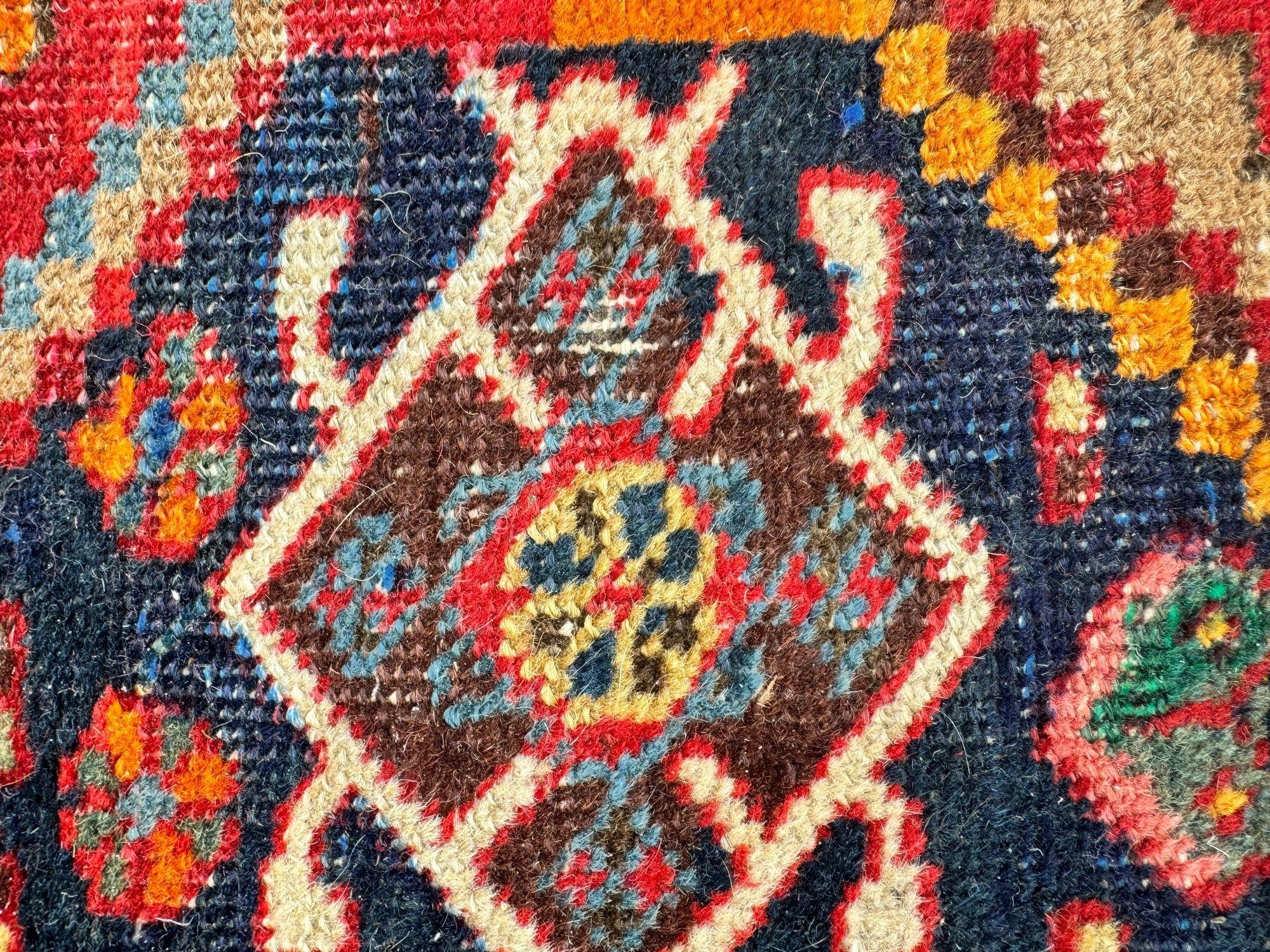 Antique Heriz Runner 3.13m x 0.84m For Sale 13