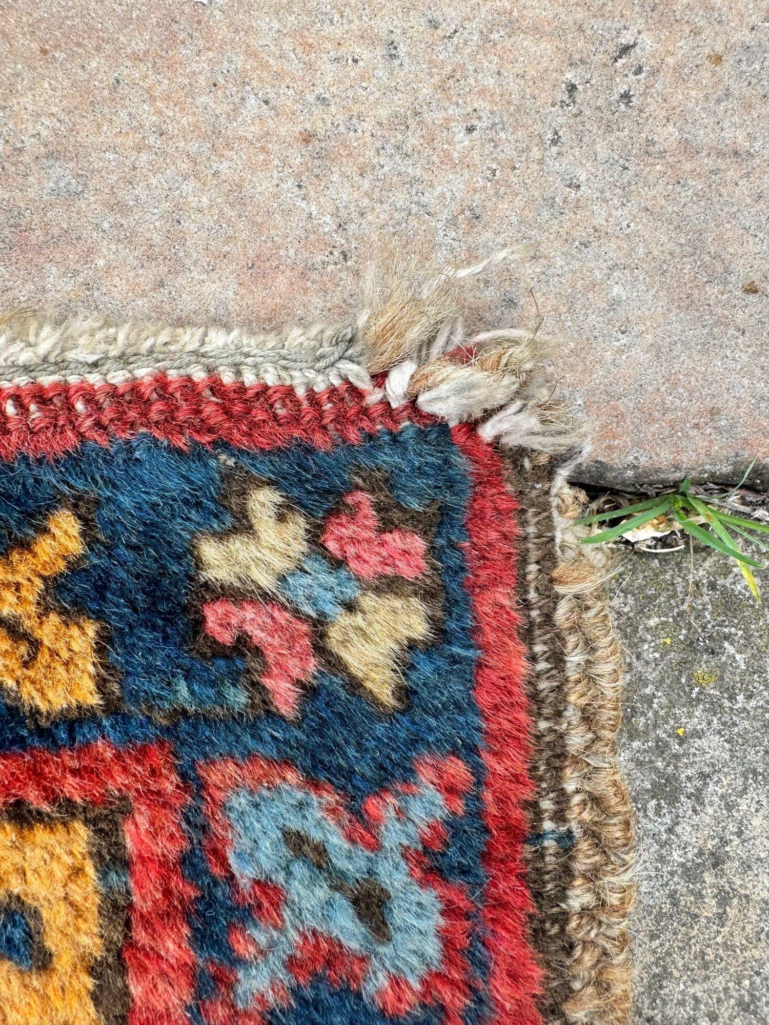 Antique Heriz Runner 3.13m x 0.84m For Sale 15