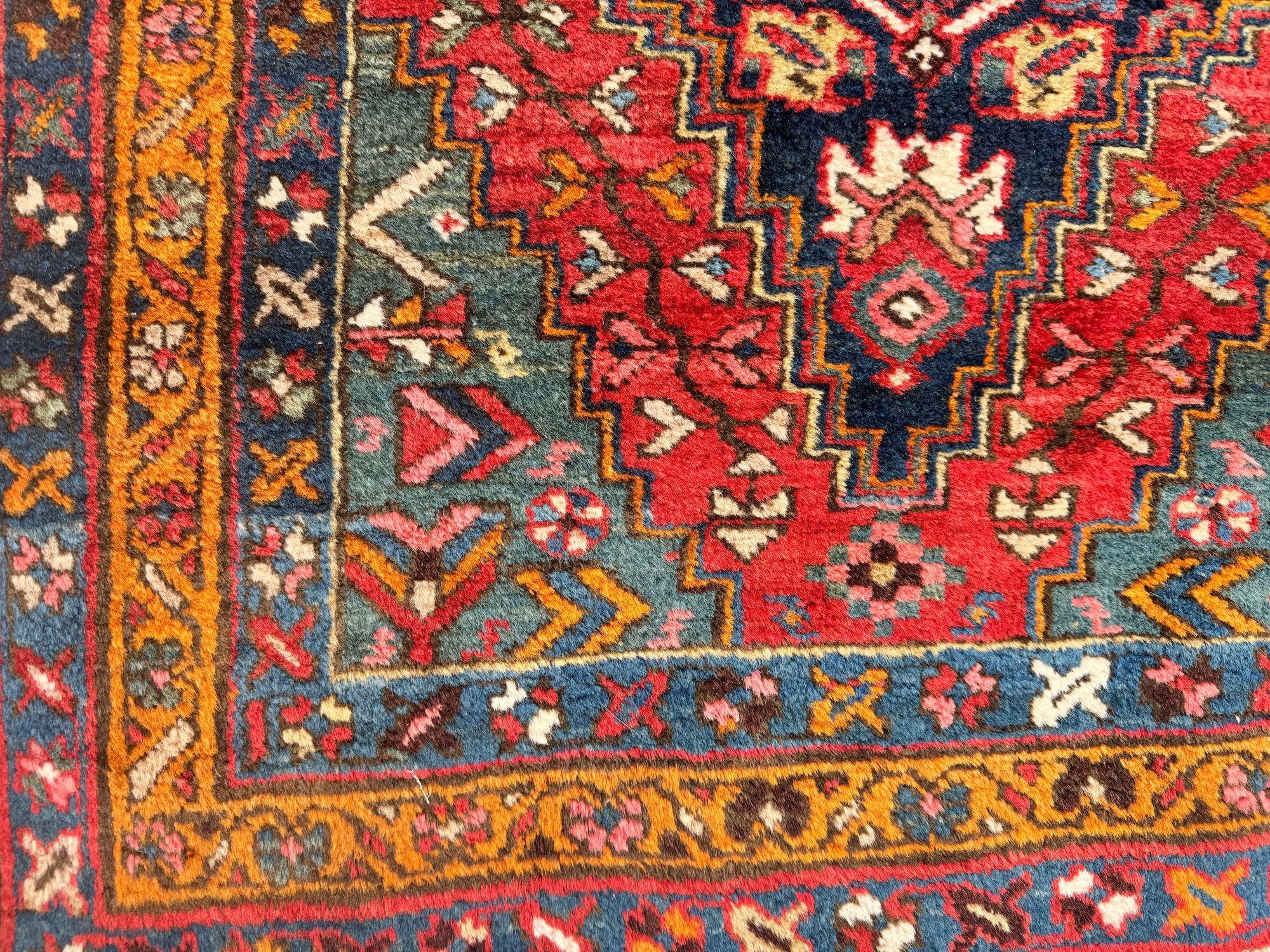 Antique Heriz Runner 3.13m x 0.84m For Sale 2