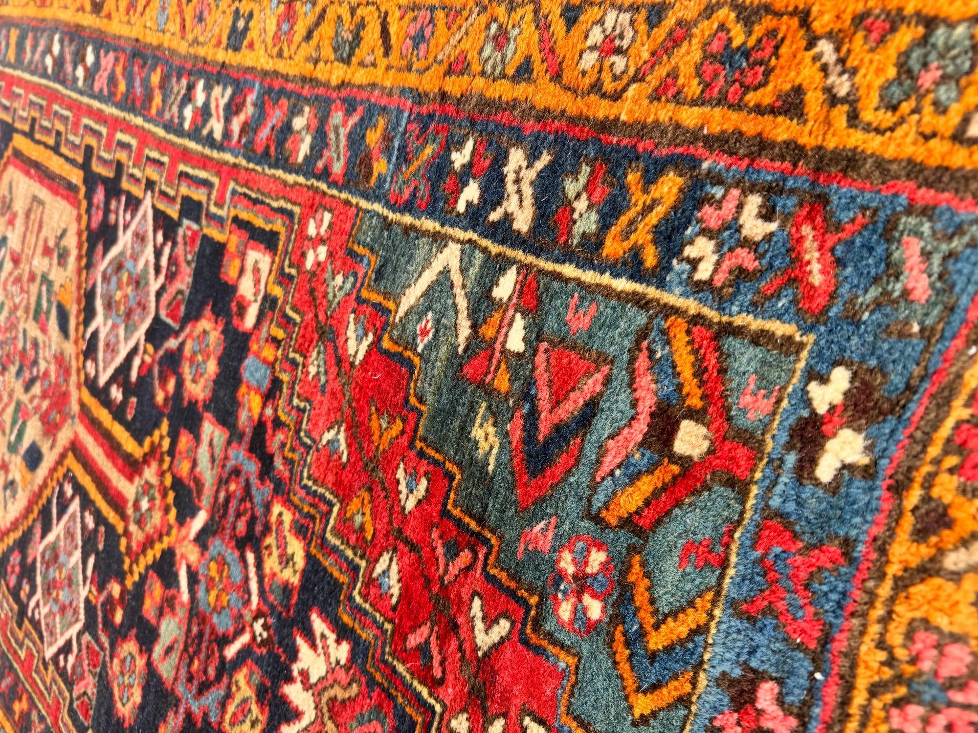 Antique Heriz Runner 3.13m x 0.84m For Sale 4