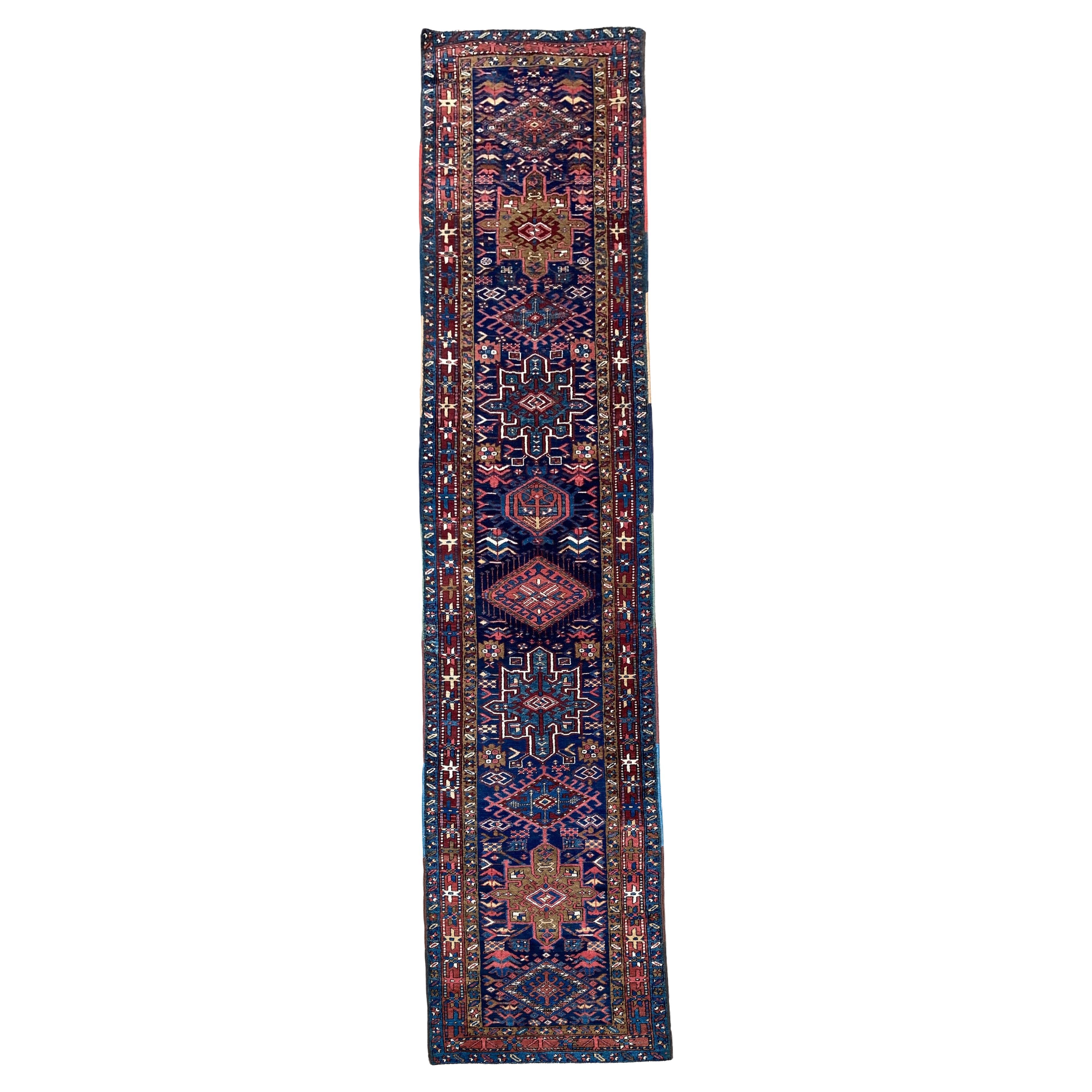 Antique Heriz Runner 4.27m x 0.90m