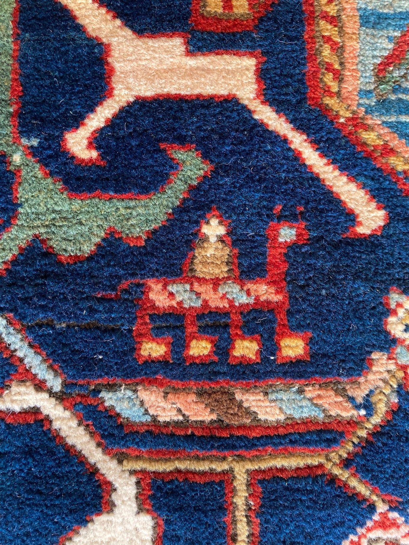 Antique Heriz Runner 4.35m x 1.04m For Sale 7