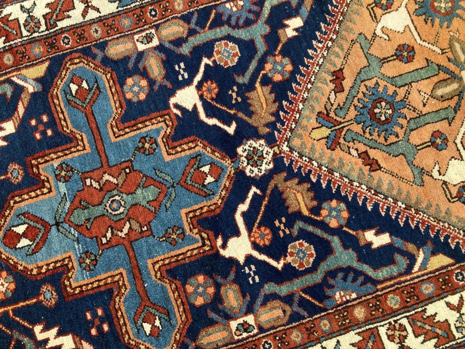 Antique Heriz Runner 4.35m x 1.04m For Sale 2