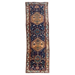 Antique Heriz Runner 4.35m x 1.04m