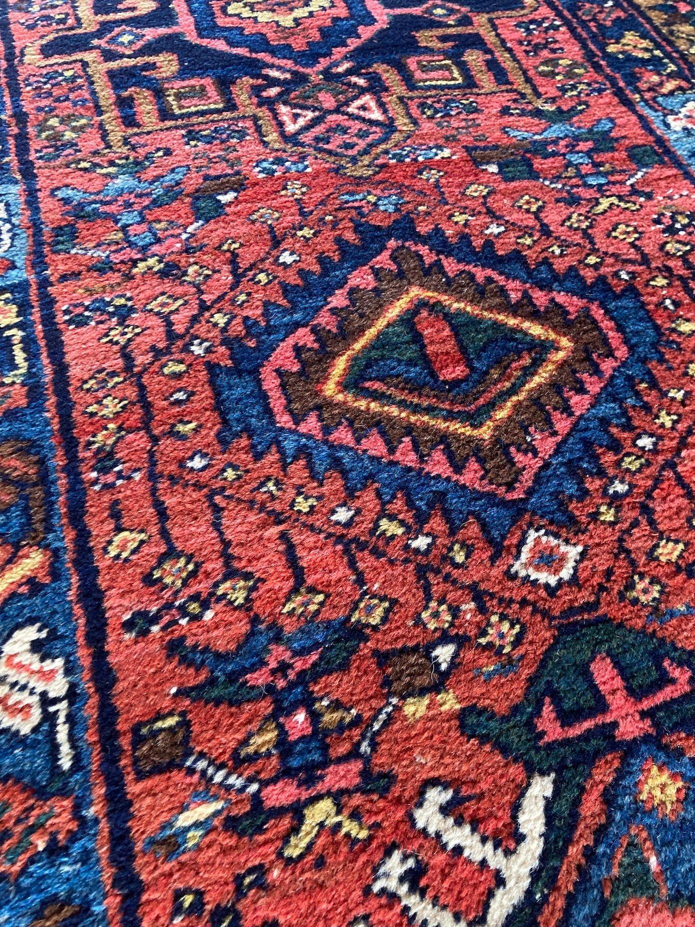 Antiker Heriz-Läufer, 4,70 m x 0,87 m im Angebot 9