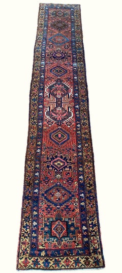 Antique Heriz Runner 4.70m x 0.87m