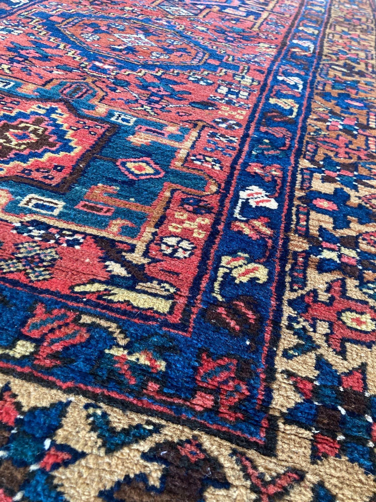 Antiker Heriz-Läufer, 4,70 m x 0,87 m im Angebot 3