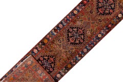 Antique Heriz Runner Rug