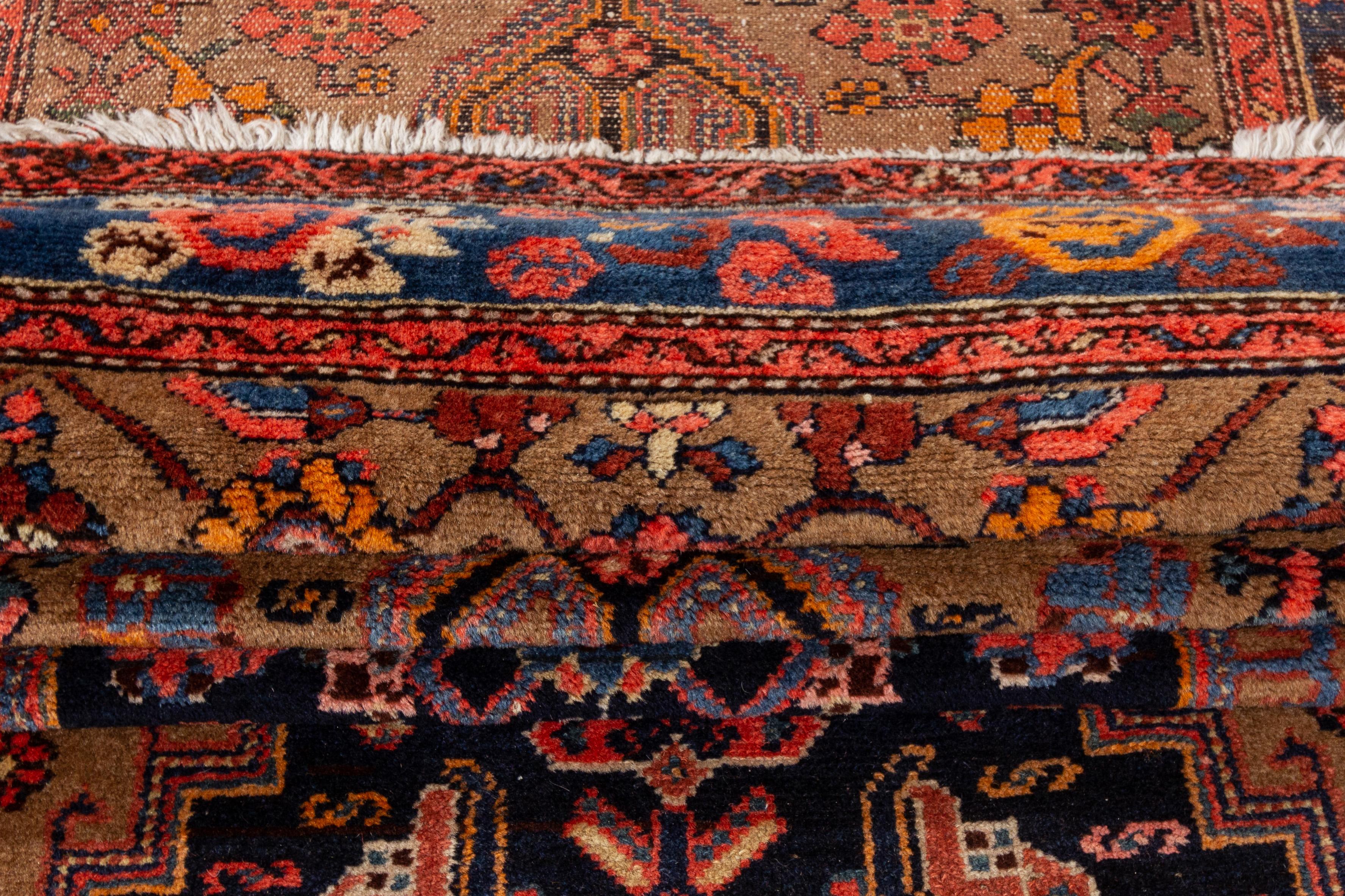 Persian Antique Heriz Runner Rug For Sale