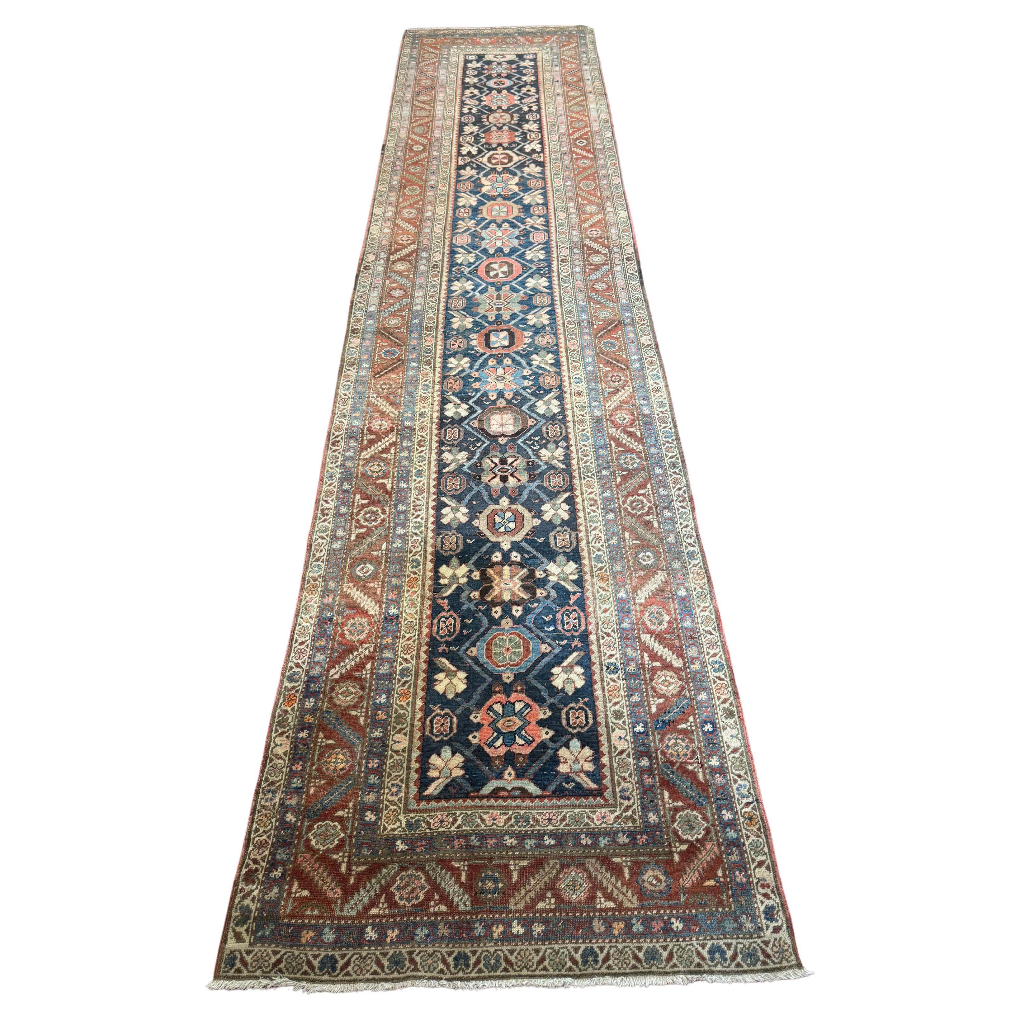 Antique Heriz Runner, Vintage Runner For Sale